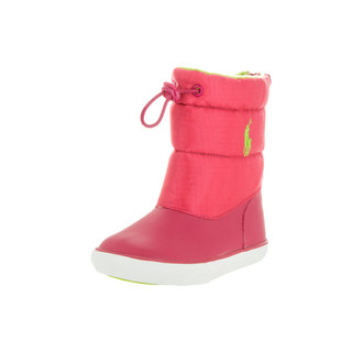 Polo Ralph Lauren Toddlers Pink Plastic Mid-calf Boot