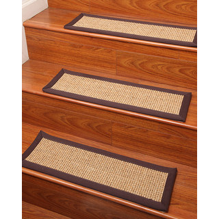 Handcrafted Casual Living Sisal Stair Treads 9" x 29" (Set of 13)
