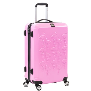 Ful Flamingo 29-inch Hard Case, Upright, Pink Spinner Rolling Luggage Suitcase