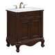 Somette 30" Lexie Single Bathroom Vanity Set in Teak Color - Thumbnail 0