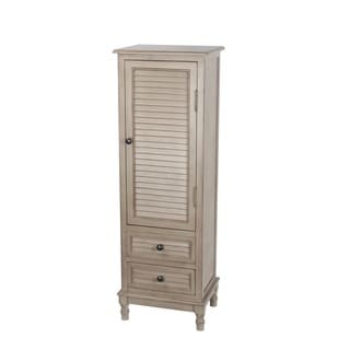 Privilege French Grey Wood 2-drawer Storage Accent Cabinet