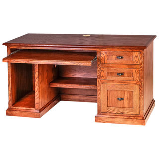 Forest Designs Mission Writing Desk with Keyboard Pullout