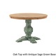 Eleanor Two-tone Round Solid Wood Top Dining Table by iNSPIRE Q Classic - Thumbnail 1