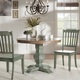 Eleanor Two-tone Round Solid Wood Top Dining Table by iNSPIRE Q Classic - Thumbnail 8