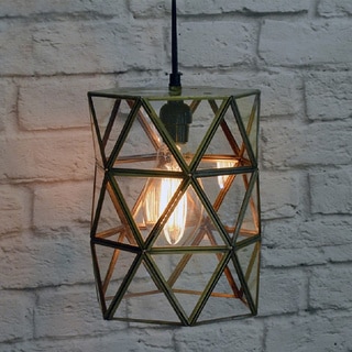Large Glass Terrarium Hanging Lamp