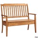 Eleanor Slat Back Wood Storage Bench by iNSPIRE Q Classic - Thumbnail 4