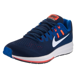 Nike Men's Air Zoom Structure 20 Blue Mesh Running Shoes