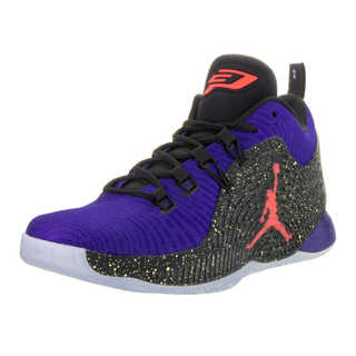 Nike Jordan Men's 'Jordan CP3.X' Concord, Bright Mango, and Black Thermoplastic Polyurethane and Rubber Basketball Shoes