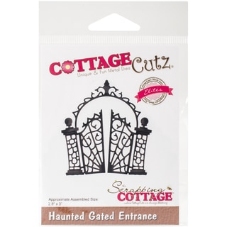 CottageCutz Elites Die-Haunted Gated Entrance, 2.8"X3"