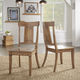 Eleanor Panel Back Wood Dining Chair (Set of 2) by TRIBECCA HOME