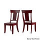 Eleanor Panel Back Wood Dining Chair (Set of 2) by TRIBECCA HOME