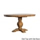 Eleanor Two-tone Oval Solid Wood Top Extending Dining Table by TRIBECCA HOME