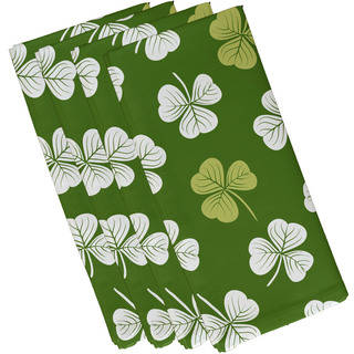Lucky Holiday Floral Print Napkin (Set of 4)