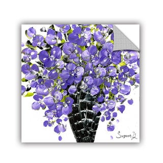 ArtAppealz Susanna Shaposhnikova's 'Purple Bouquet 2' Removable Wall Art Mural