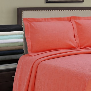 Superior Paisley Jacquard Matelasse Premium Cotton 3-piece Bedspread