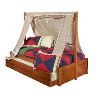 Powell Aspen Honey Tent Bed and Trundle