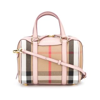 Burberry Alchester Pale Orchid Pink Cotton Small Tote Handbag