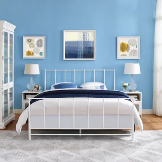 Link to Estate Cottage White Platform Bed Similar Items in Bedroom Furniture