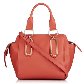 See by Chloe Paige Orange Leather Handbag