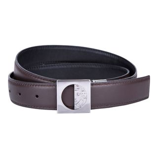 Versace Collection Brown Leather Belt