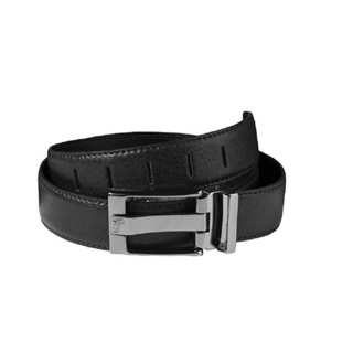 Versace Collection Black Grained Leather Belt