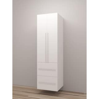 TidySquares Classic White Wood Locker Storage Design 6