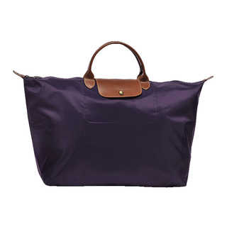 Longchamp Le Pliage Navy Blue Nylon Large Bilberry Travel Bag