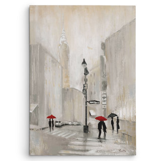 Wexford Home Janet Tava 'New York Shadows' Gallery-wrapped Canvas Art