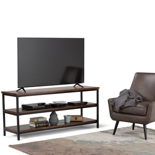 WYNDENHALL Rhonda 60 inch TV Media Stand for TVs up to 66 inches in Dark Chestnut Brown