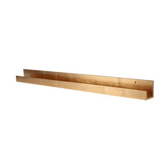 Levie Solid-colored Wood Modern Floating Wall Shelf Picture Frame Holder Ledge