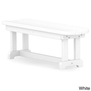 Polywood Park 48-inch Backless Bench