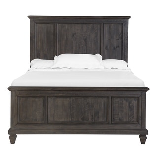 Calistoga Full Panel Bed in Weathered Charcoal