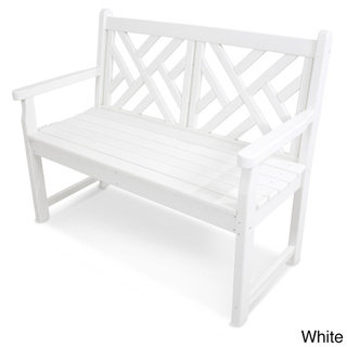Polywood Chippendale 48-inch Bench