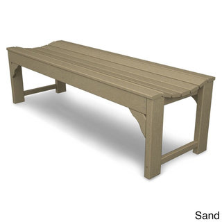 Polywood 60-inch Traditional Backless Garden Bench