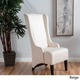 Callie High Back Fabric Dining Chair by Christopher Knight Home