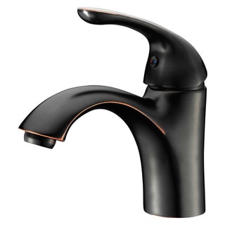 ANZZI Clavier Series Single Hole Single-handle Mid-arc Bathroom Faucet in Oil Rubbed Bronze