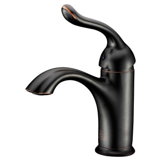 ANZZI Arc Series Single Hole Single-handle Low-arc Bathroom Faucet in Oil Rubbed Bronze