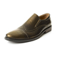 Henry Ferrera Collection Men's Faux Leather Slip-on Dress Loafers - Thumbnail 1