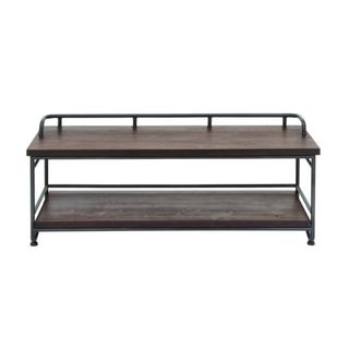 Benzara Wood, Metal 51 inches x 21 inches Bench