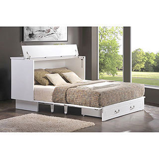 Essie Cabinet Bed with Queen Mattress