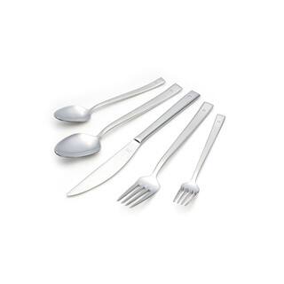 Miami 30-piece Flatware Set with Crystal Matte Satin Finish Service for 6