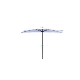 Trademark Innovations White 9-foot Patio Half Umbrella
