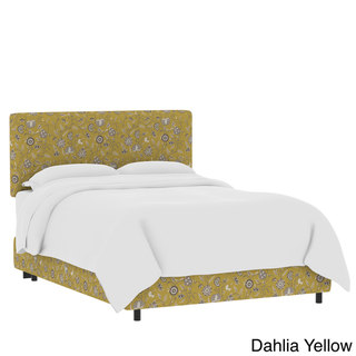 Skyline Furniture Custom Print Fabric Upholstered Bed