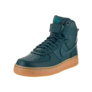 Nike Women's Air Force 1 Hi SE Blue Leather Basketball Shoes