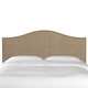 Skyline Furniture Custom Nailhead Trim Linen Upholstered Headboard