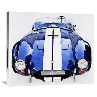 NAXART Studio '1962 AC Cobra Shelby Watercolor' Stretched Canvas Wall Art