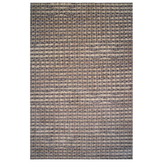 Aquarelle Collection Gray and Brown Area Rug, 5 ft. x 8 ft.