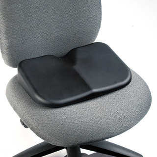Safco Softspot Seat Cushion 15-1/2-inch wide x 10-inch deep x 3-inch high Black