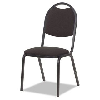 Virco 8917 Series Fabric Upholstered Stack Chair 18-inch wide x 22-inch deep x 35-1/2-inch high Black 4/Carton