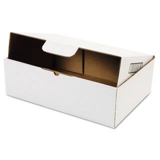 Duck Self-Locking Shipping Boxes 13l x 9-inch wide x 4h White 25/Pack